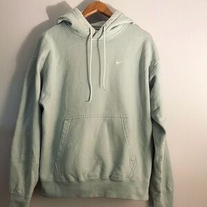 Nike Men's Mint Green Hoodie
